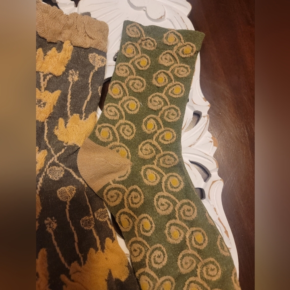 Women Floral Socks One Size / 5 pairs - Picture 4 of 9